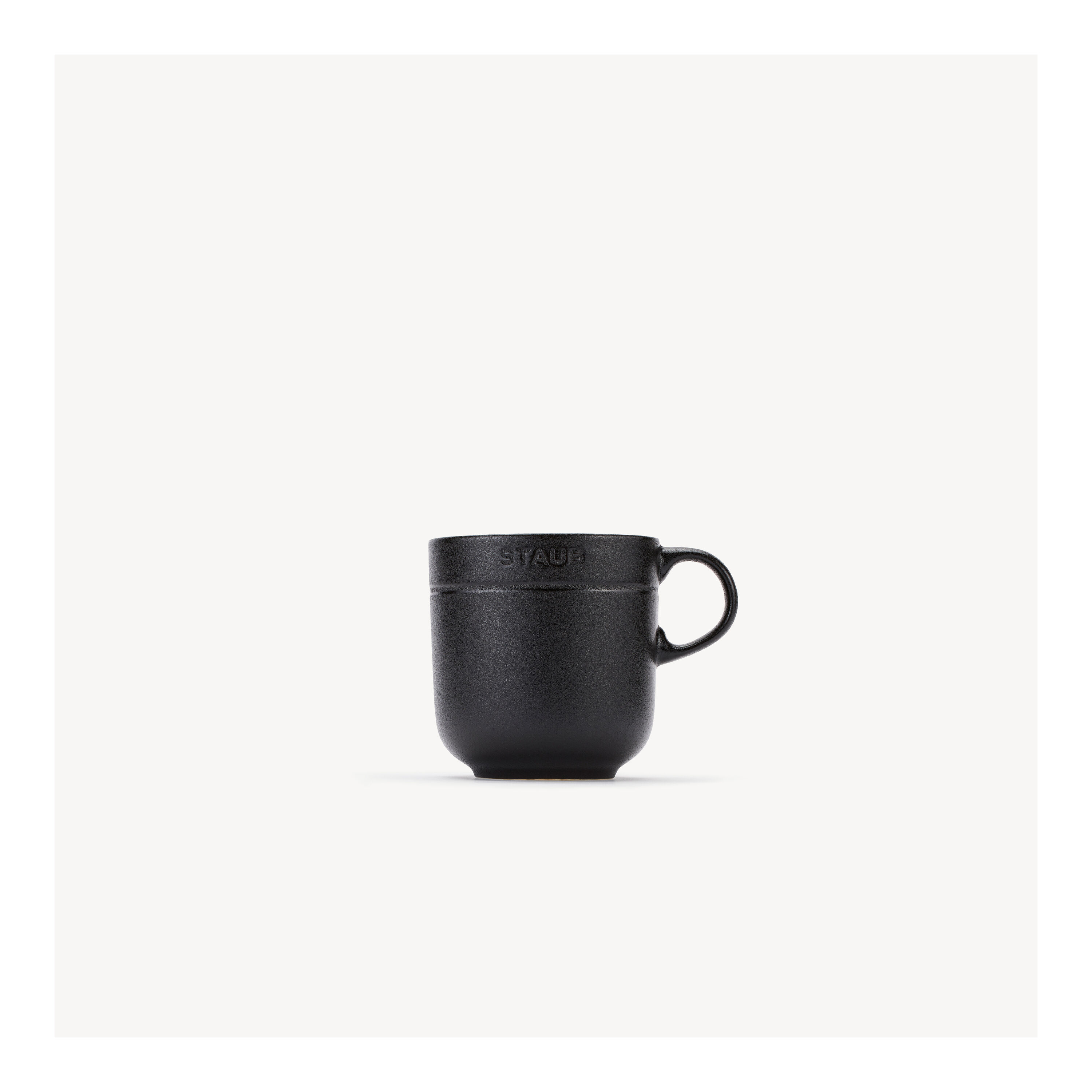 ストウブ Dining Line マグ 350 ml, セラミック, ブラック