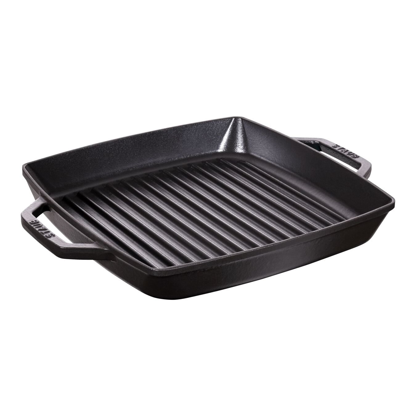 28 x 28 cm square Cast iron Grill pan black,,large 1
