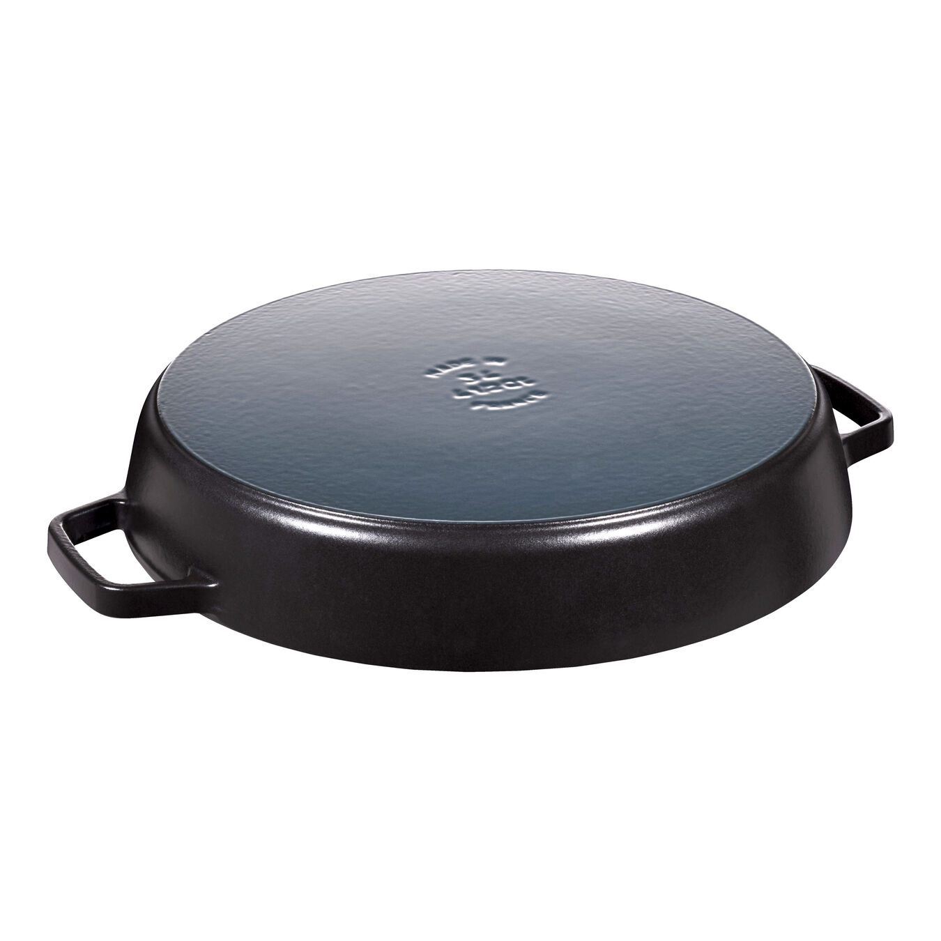 Staub Pans PaellaPfanne 34 cm, Gusseisen, Schwarz