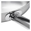 28 cm 18/10 Stainless Steel Frying pan silver,,large