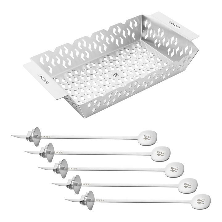 BBQ+, 6-pc Kabob Set, Stainless Steel , large 1