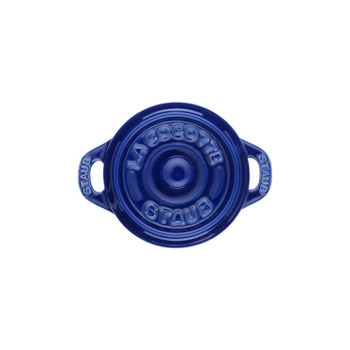 Ceramique, Minigryta 10 cm, Rund, Mörkblå, Ceramic, large 3