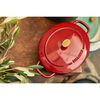 Bellamonte, 23 cm oval Cast iron Cocotte red, small 11