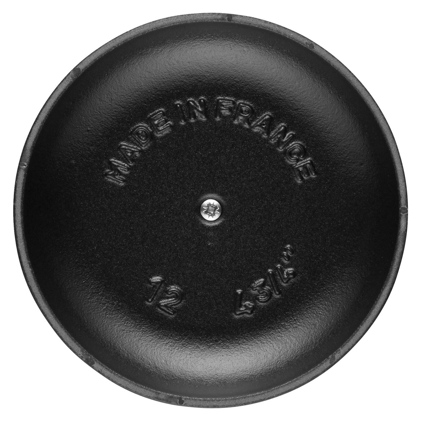 12 cm round Cast iron La Coquette black,,large 5
