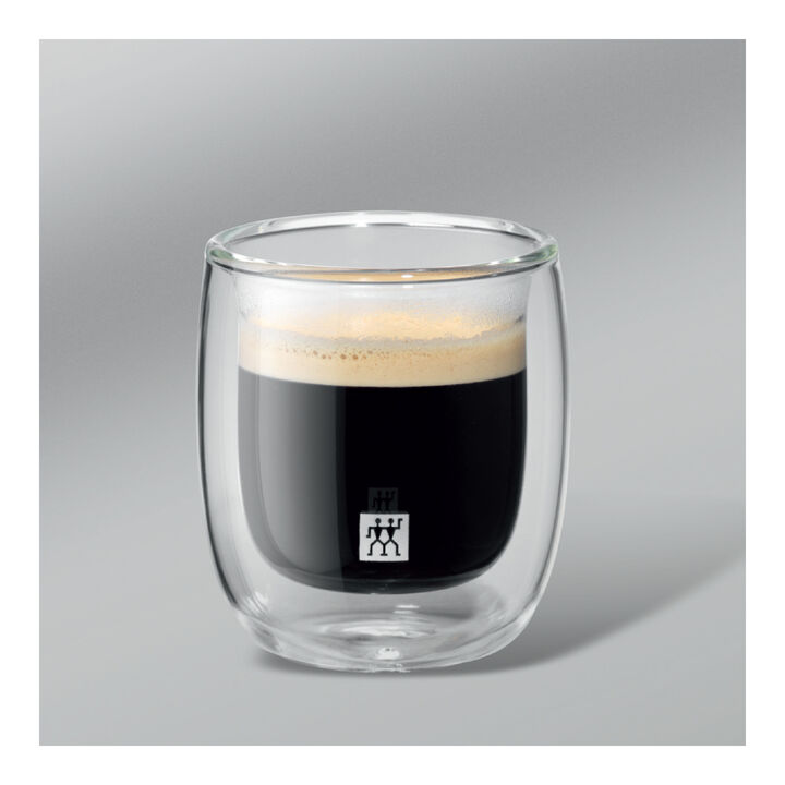 Sorrento, Doppelwandiges Glas, Espresso 80 ml / 2-tlg, large 2