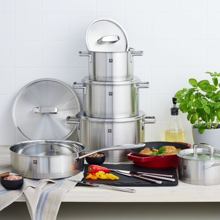 Passion, 10 Piece 18/10 Stainless Steel Cookware set, large 2