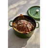 Cast Iron, 5.5 qt, Round, Cocotte, Pistachio, small 6