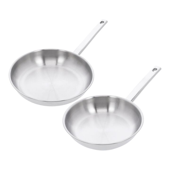 Classico 3, Koekenpannenset RVS, 24 en 28cm, large 1