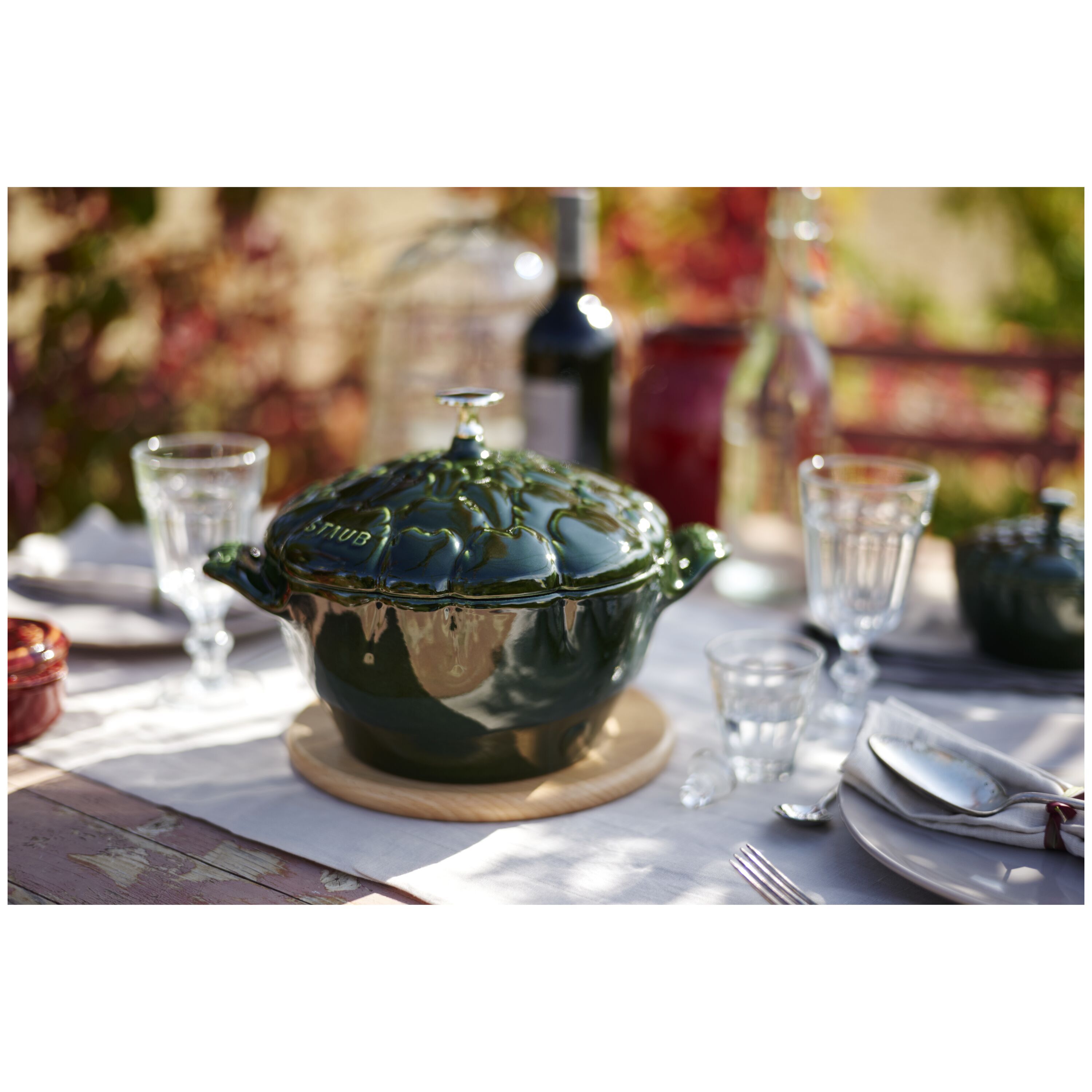 STAUB Kürbis-Cocotte 3,5 Liter - Gusseisen Bräter Mit Edelstahlknauf