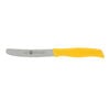 TWIN Grip, 4.5-inch Utility Knife Yellow, serrated edge , small 1