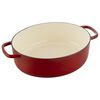 Bellamonte, 23 cm oval Cast iron Cocotte red, small 3