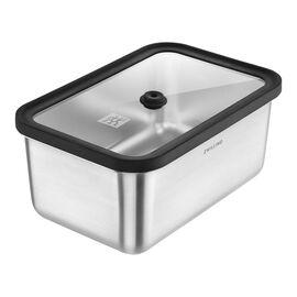 Boîte sous vide L, Acier inoxydable, Argent