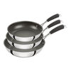 Plus, 3 Piece stainless steel Fry pan set, small 1