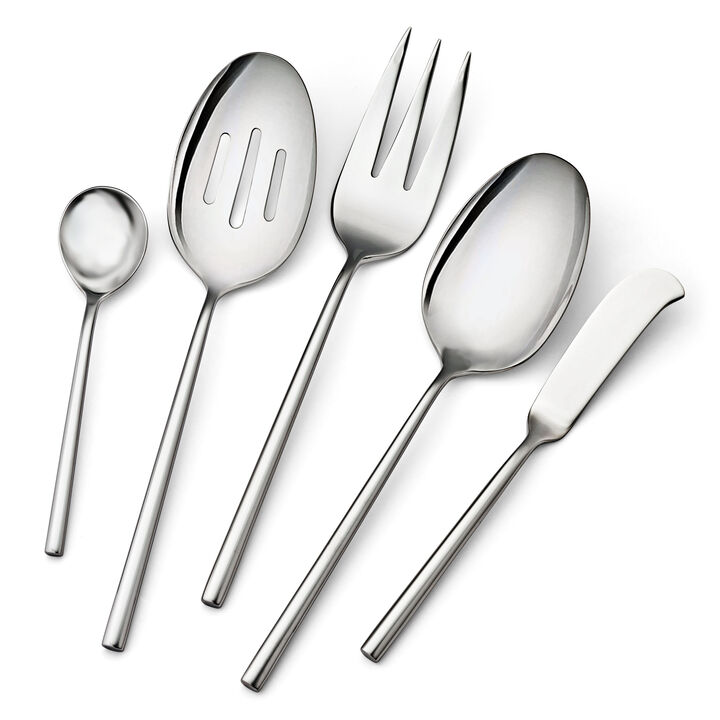 Aberdeen, 45-pc Flatware Set, 18/10 Stainless Steel , large 3