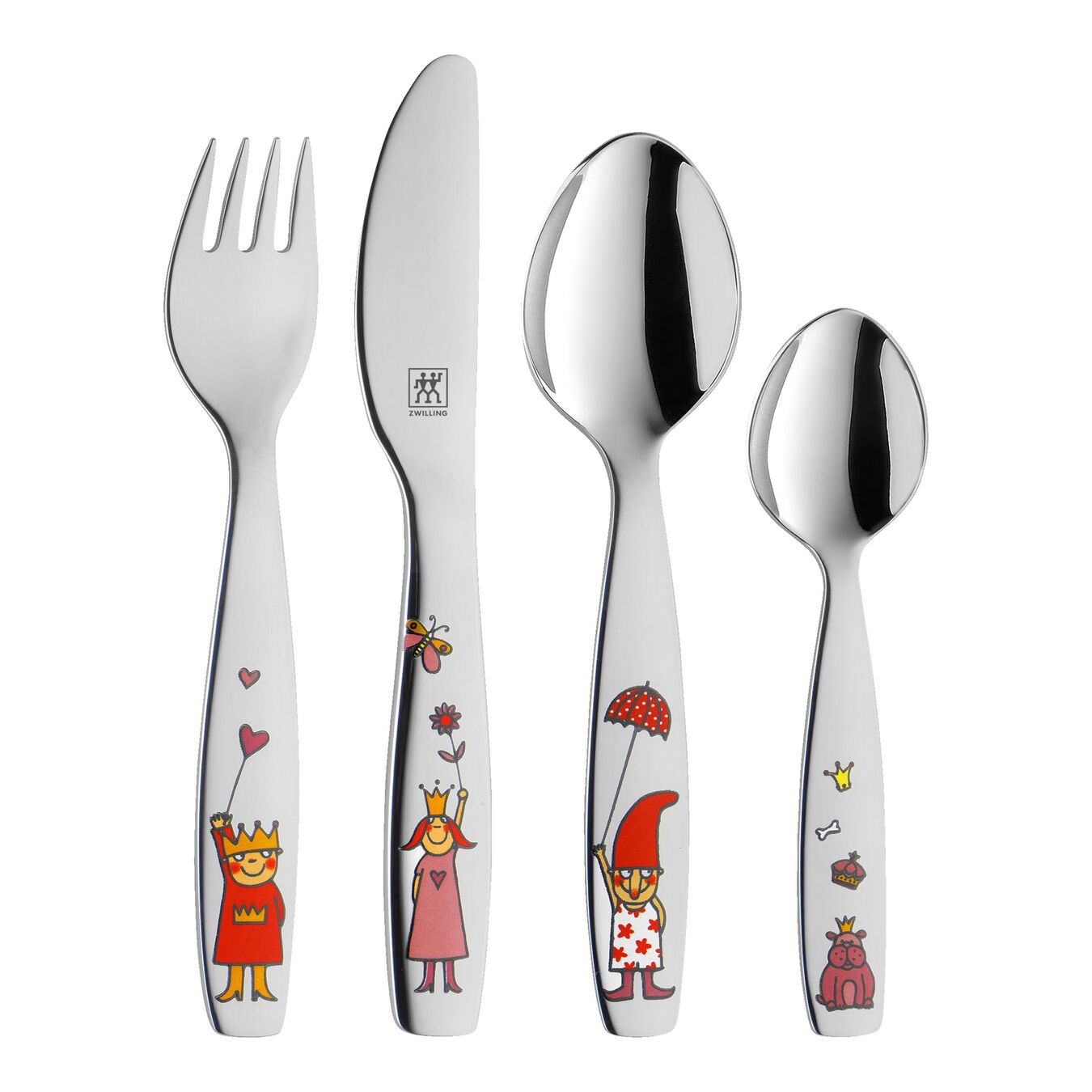 ZWILLING Prinzessin Emilie 4 Piece Children's flatware set Official
