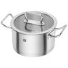 Pro, 5-pcs 18/10 Stainless Steel Pot set silver, small 8