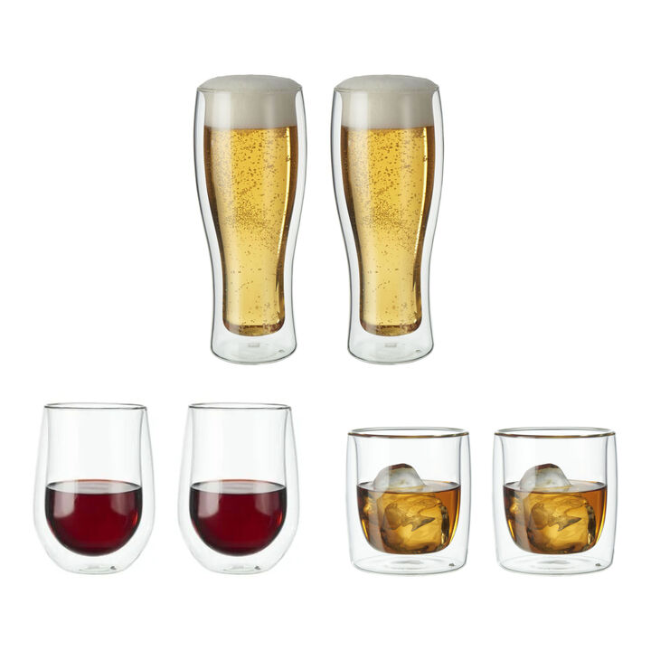 Sorrento Bar, 6-pc Entertaining Glassware Set, large 1