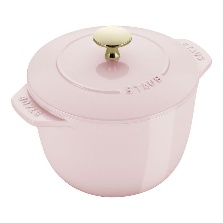 La Cocotte, 1.75 l cast iron round Rice cocotte, sorbet rose, large 1