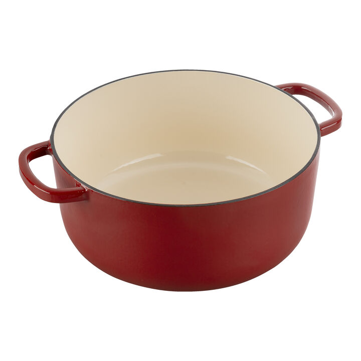 ベラモンテ, 鋳物ほうろう鍋 22 cm, ラウンド, レッド, 鋳鉄, large 4