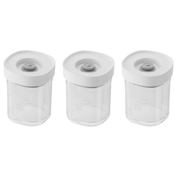 CUBE Set, XS / 3-par&ccedil;a, şeffaf-beyaz,,large 1