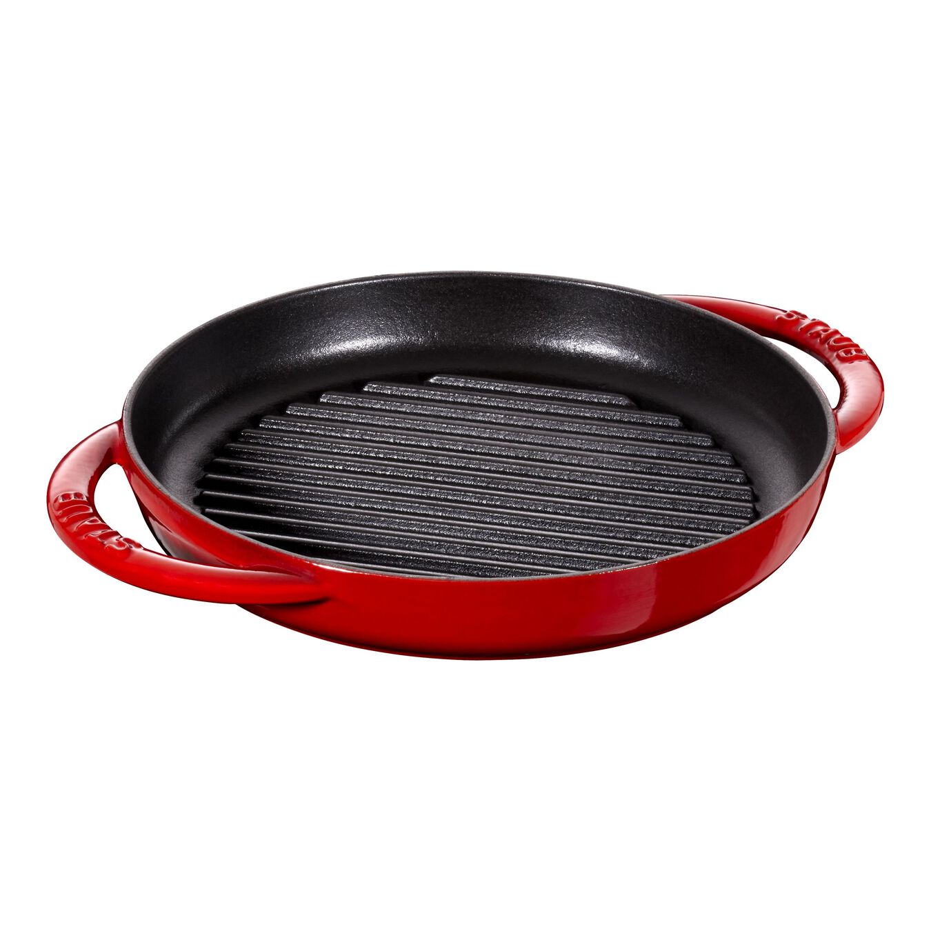 23 cm round Cast iron Pure Grill cherry,,large 1