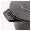 Specialities, 2.2 l cast iron round Sauce pan, black, small 2