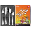 Bino, 4-pcs polished Children's cutlery set, small 3