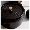 La Cocotte, Cocotte 30 cm, Rond(e), Noir mat, Fonte, small 4