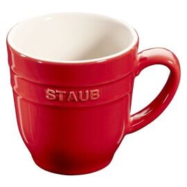 Staub Ceramique,  ceramic round Mug, cherry