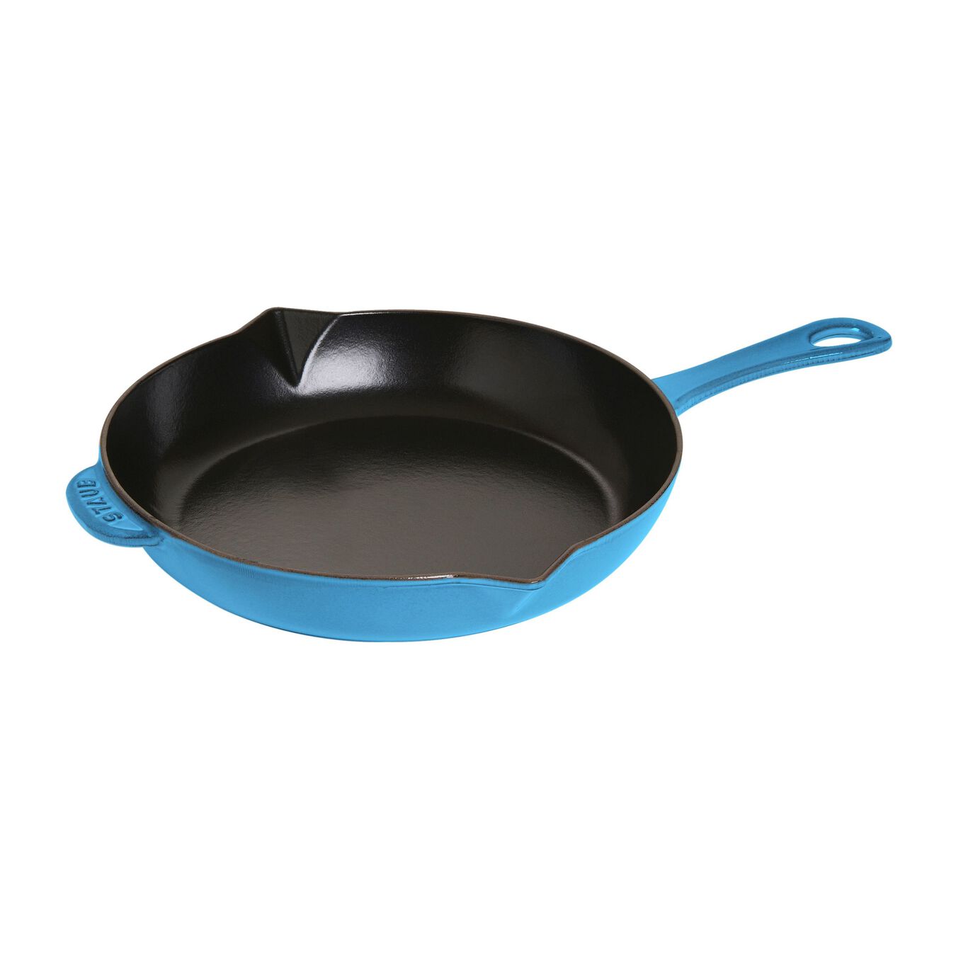 26 cm / 10 inch cast iron Frying pan, ice-blue,,large 1