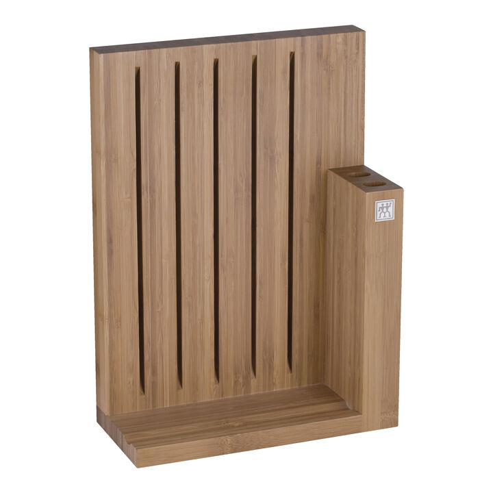 Messerblock, Bambus - Magnet, 5, Braun, large 1