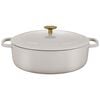 Bellamonte, 4.75 qt, Oval, Cocotte, Ivory-white, small 2