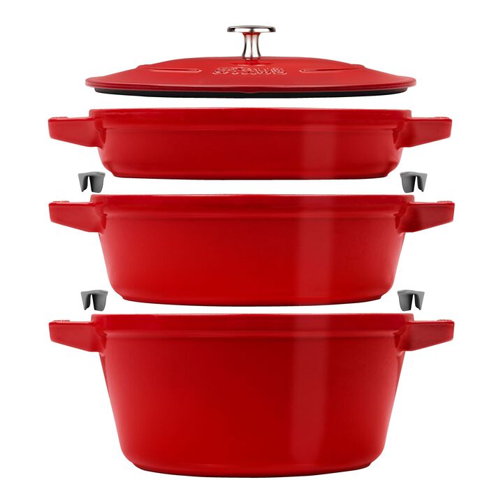 Stackable Set, Stackable Set Medium 4 Piece, cast iron, large 1