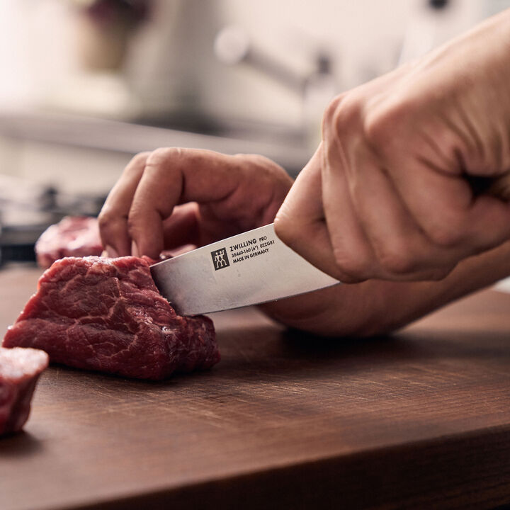 Pro Wood, Couteau à trancher 16 cm, Nature, Tranchant lisse, large 2