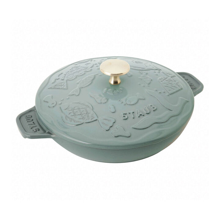 Specialities, ホットプレート オーシャン ラウンド 20 cm, 鋳鉄, large 1