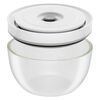 Fresh & Save BOWLS, Set de bols sous vide S/M/L / 6-pcs, Verre, transparent-blanc, small 2