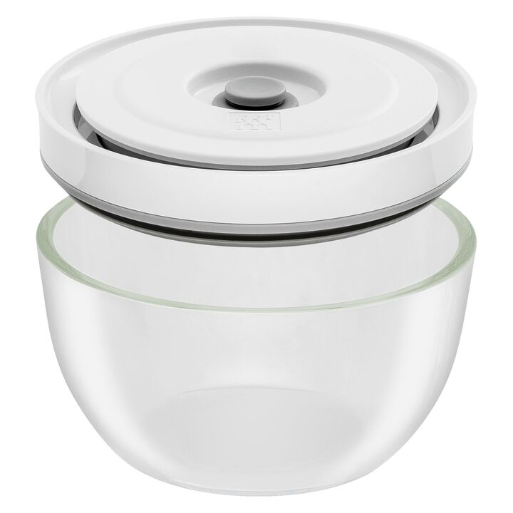 Fresh & Save BOWLS, Vacuümkommen set S/M/L / 6-delig, Glas, transparant-wit, large 2