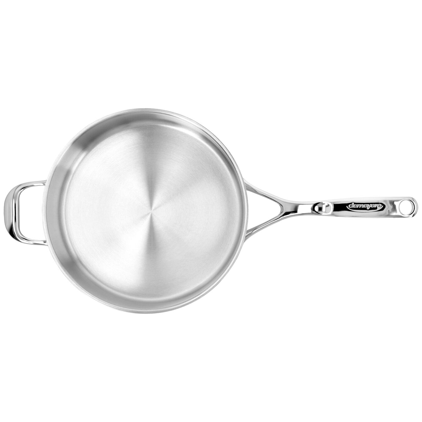 11-inch Sauté Pan with Helper Handle and Lid, 18/10 Stainless Steel ,,large 5