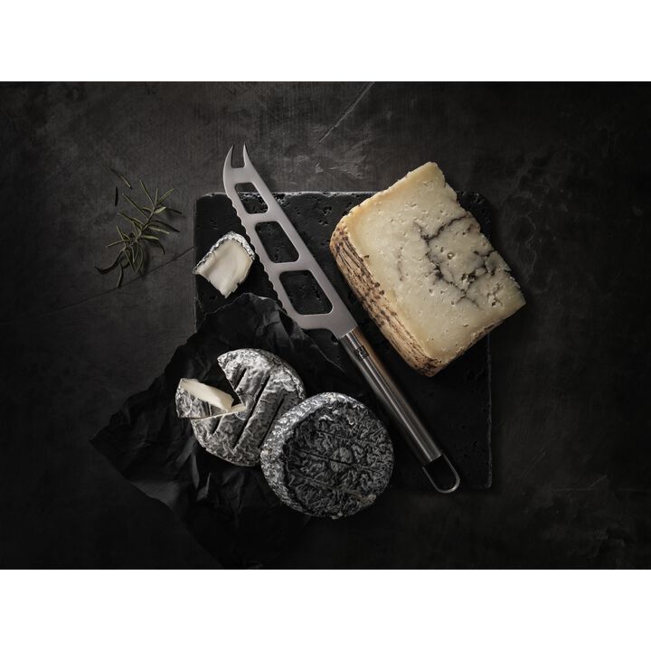 Pro, Coltello da formaggio seghettato - 15 cm, argento, large 3