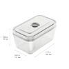 Fresh & Save, S/M/L / 3-pcs Glass Vacuum box set, small 8