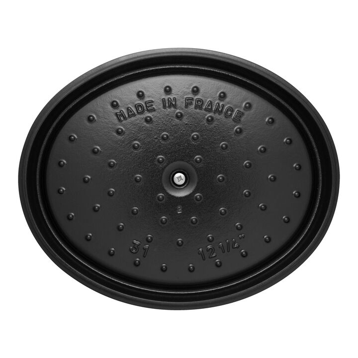 La Cocotte, 5.5 l cast iron oval Cocotte, Bordeaux, large 2