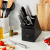 Diamond, 10-pcs, Knife block set, grey, small 7