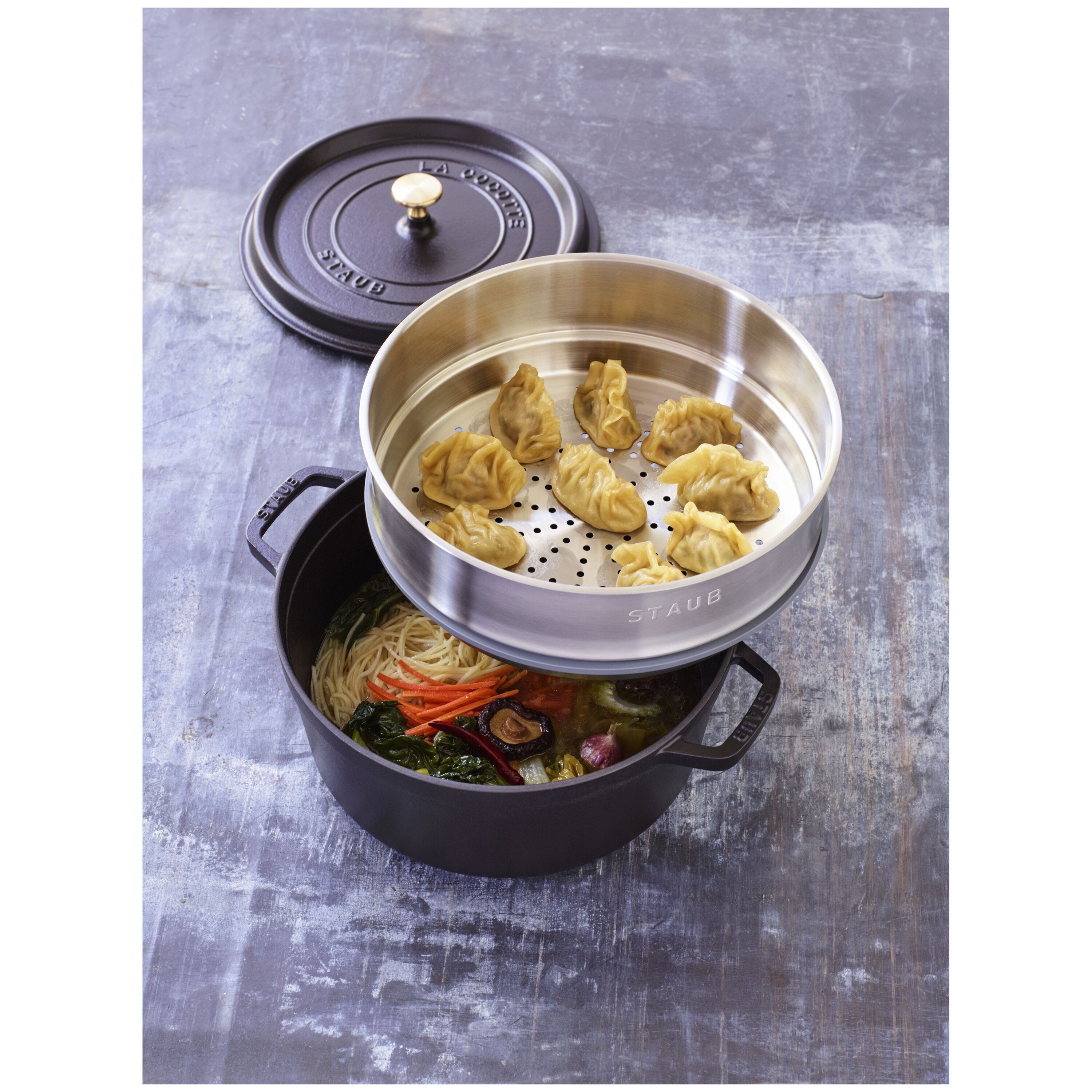 Staub LA COCOTTE Döküm Tencere Buharlı Pişirici ile satın al