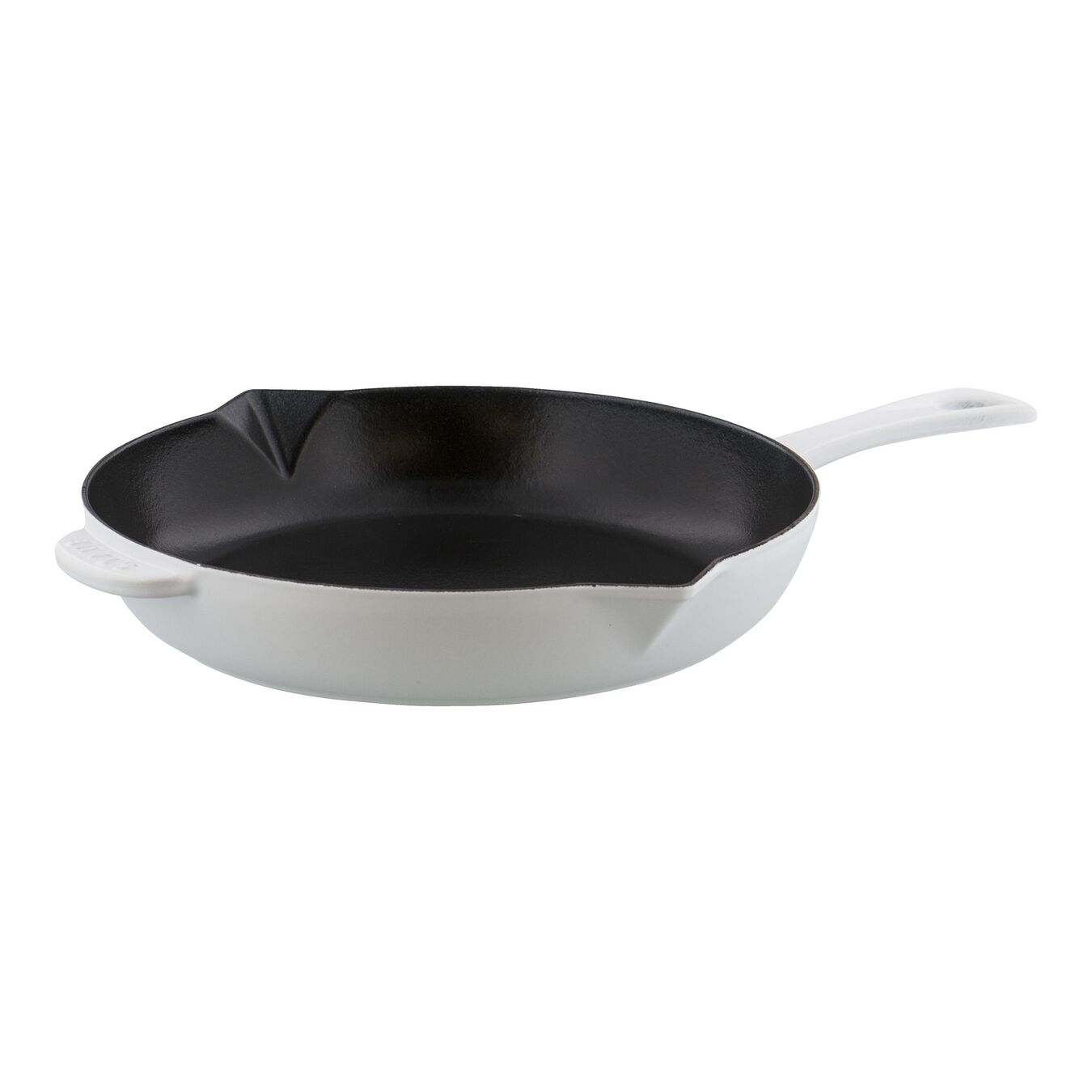 26 cm / 10 inch cast iron Frying pan, pure-white - Visual Imperfections,,large 1