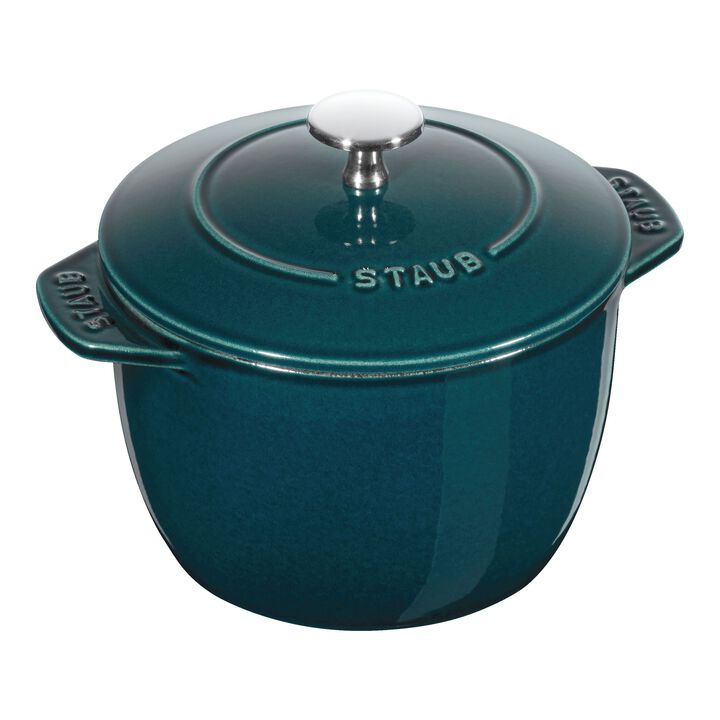 鋳物ホーロー鍋, ラ・ココット de GOHAN 16 cm, ラウンド, ラ・メール, 鋳鉄, large 1