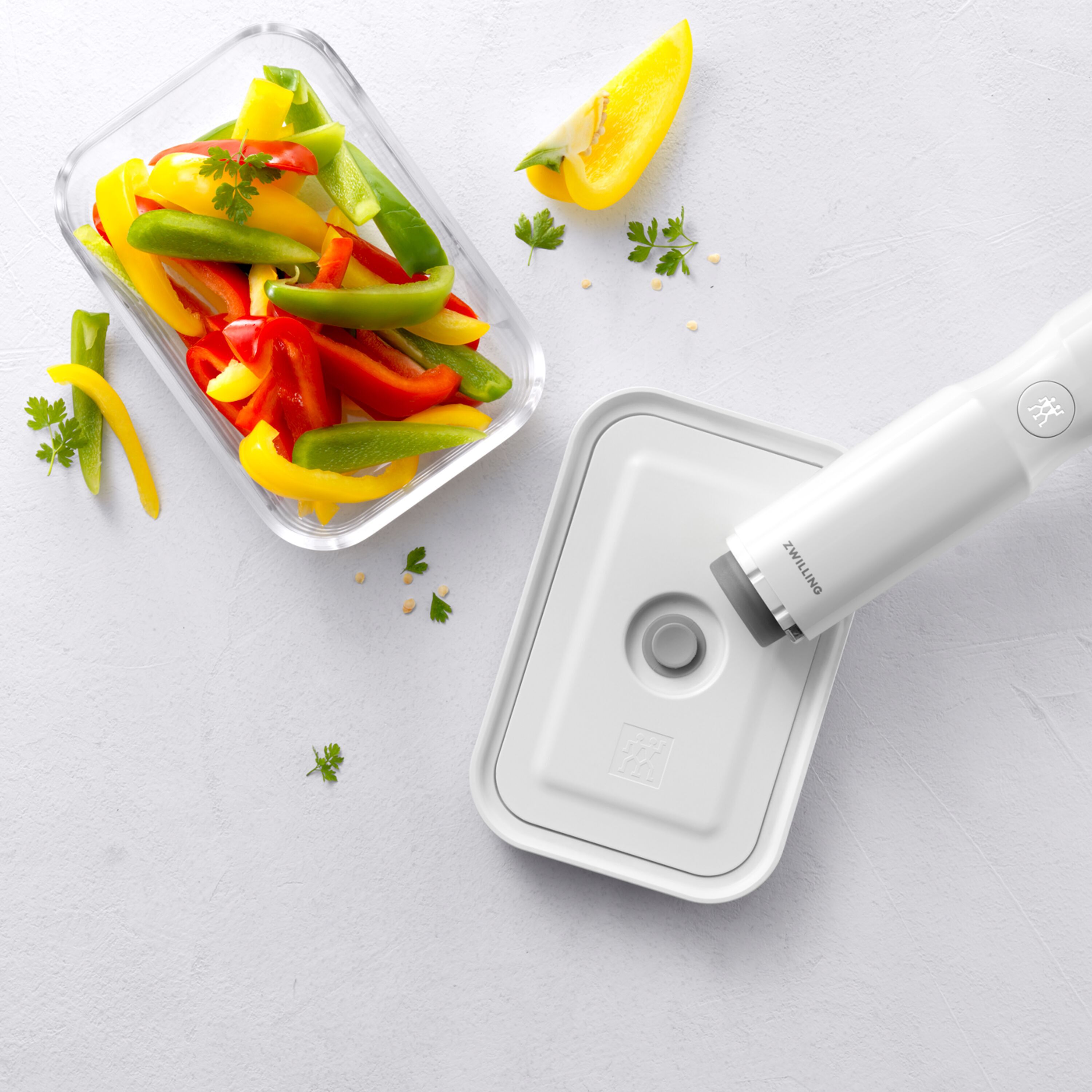 ZWILLING Fresh &amp; Save Vacuümdoos M, Glas, Grijs - Fresh &amp; Save - ZWILLING