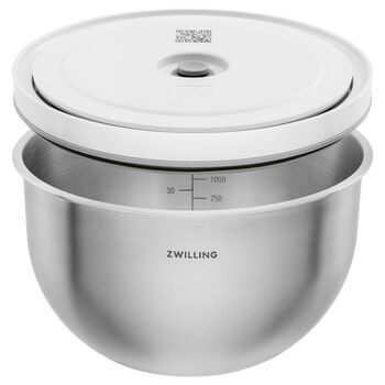 Vacuum bowl set S/M/L / 6-par&ccedil;a, paslanmaz &ccedil;elik, G&uuml;m&uuml;ş Beyazı,,large 4