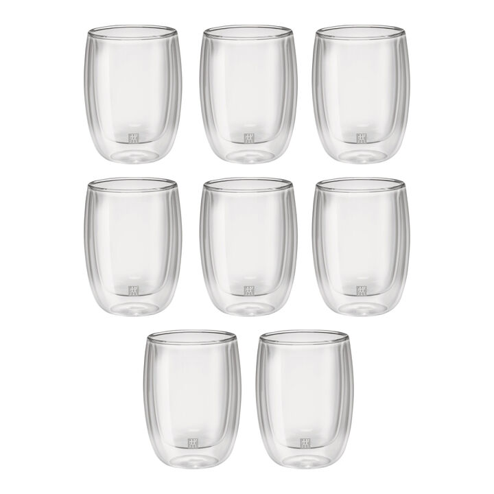 Sorrento, 8 Piece, Coffee Glass Set - Value Pack, transparent, large 1