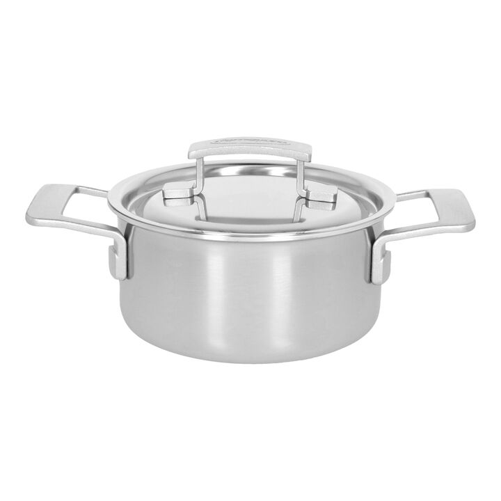 Industry 5, Bratentopf mit Deckel 16 cm, 18/10 Edelstahl, large 1