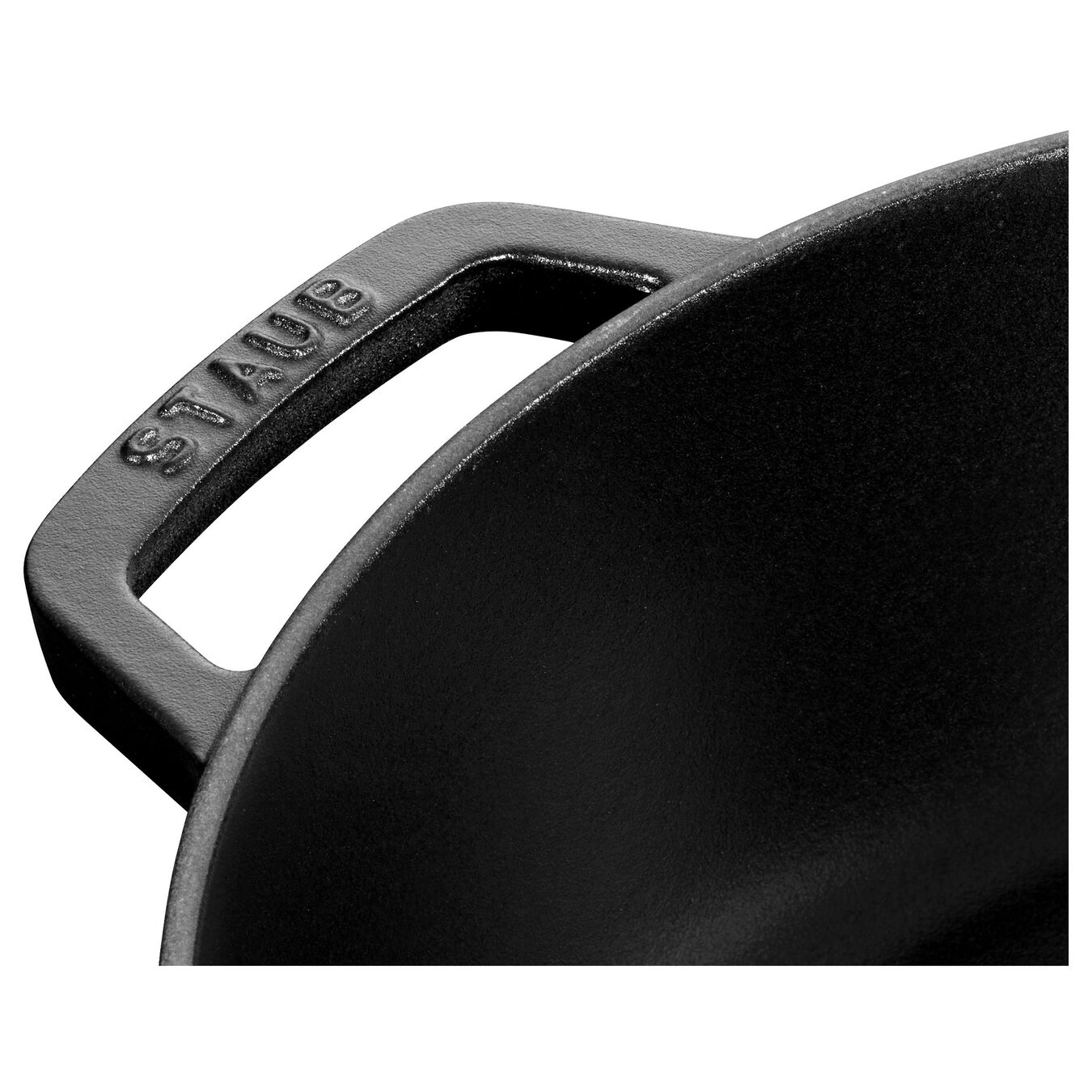 24 cm round Cast iron Saute pan Chistera black,,large 2